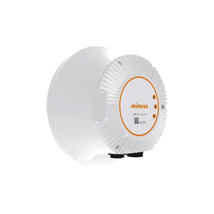 Radio Backhaul PTP en frecuencia 24 GHz, MIMO 4X4:4, 1.5 Gbps, Antena integrada 33 dBi, IP67, Puerto SFP, Adaptación automática al entorno
