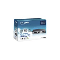 Easy Smart Switch PoE JetStream , 8 puertos 10/100/1000 Mbps 55 W