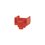 Kit de 10 Dispositivos para Bloquear Puertos RJ45, Color Rojo, Incluye Llave de Extracción