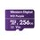 Memoria microSD de 256 GB PURPLE, Especializada Para Videovigilancia, 3 VECES MAYOR DURACIÓN QUE UNA CONVENCIONAL