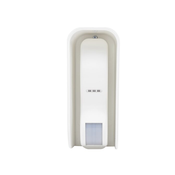 Sensor de Movimiento Tipo Cortina / 100 % Exterior / Alimentado por baterias / Doble tecnologia MW & PIR / Compatible con cualquier panel de alarma