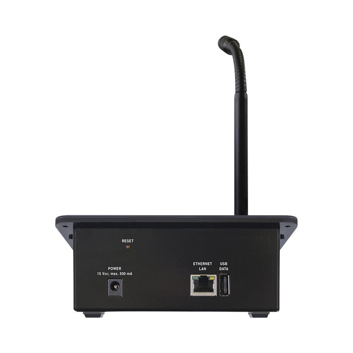 CONSOLA DE AVISOS MULTIZONA IP CON DISPLAY, MICRÓFONO Y GARBADOR DE MENSAJES