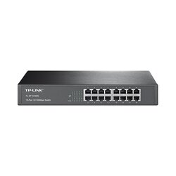 Switch no administrable de 16 puertos 10/100 Mbps de escritorio y para montaje en rack