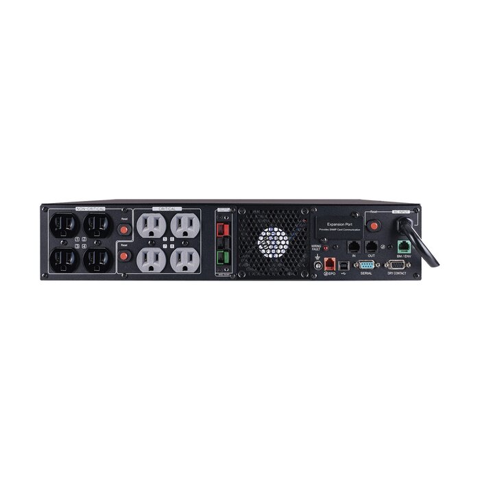 UPS de 1500 VA/1500 W, Topología Línea Interactiva, Entrada 120 Vca NEMA 5-15P, Onda Senoidal Pura, Torre o Rack 2 UR, Con 8 Tomas NEMA 5-15R