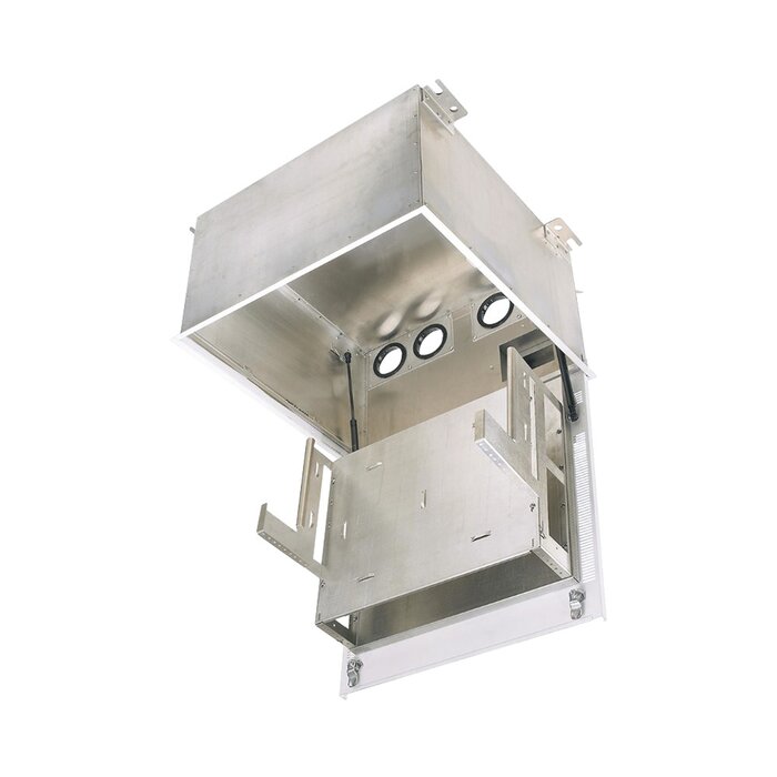 Gabinete PanZone Premium, de Montaje en Techo, Con 8 UR Para Equipo Pasivo, Fabricado en Acero, Color Blanco