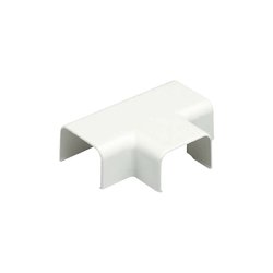 Conexión en "T", para uso con canaleta LD5, material ABS, Color Blanco Mate