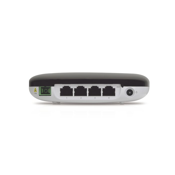 UFiber WiFi 802.11n GPON ONU, Unidad de red óptica con 1 puerto WAN GPON (SC/APC) + 4 puertos LAN Gigabit Ethernet