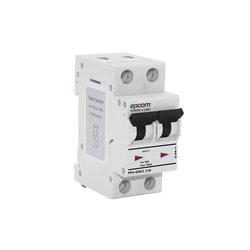 Protección térmica de corriente directa para aplicación fotovoltaica, 2P, 16A, 800 VCD