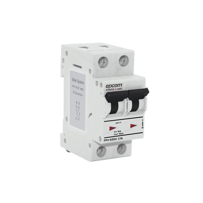 Protección térmica de corriente directa para aplicación fotovoltaica, 2P, 16A, 800 VCD