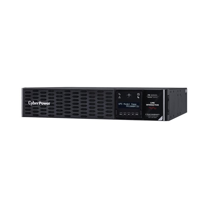 UPS de 1000 VA /1000 W, Topología Línea Interactiva, Entrada 120 Vca NEMA 5-15P, Onda Senoidal Pura, Torre o Rack 2 UR, Con 8 Tomas NEMA 5-15R