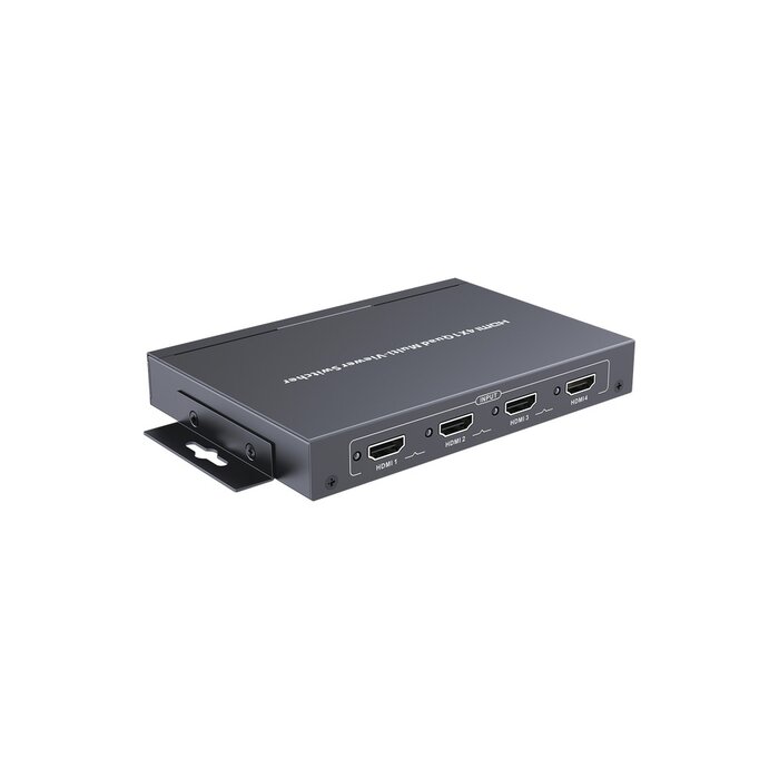 Switch de 4 entradas HDMI QUAD Multiviewer