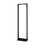 Rack de Dos Postes Estándar de 19", Numerado, Fabricado en Aluminio y 45 Unidades de Rack, Color Negro