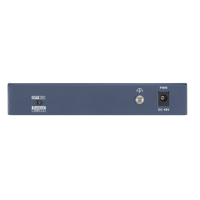 Switch PoE+ / 3 Puertos 100 Mbps 802.3 af/at (30 W) + 1 Puerto 100 Mbps HiPoE (60 W) / 2 Puertos Uplink / 250 Metros PoE Larga Distancia