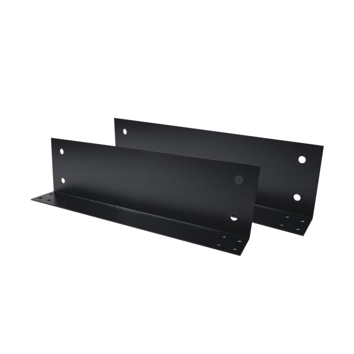 Rack de 2 Postes, Estándar 19", 45 Unidades, Fabricado en Acero, Base "L" para Anclar a Piso.