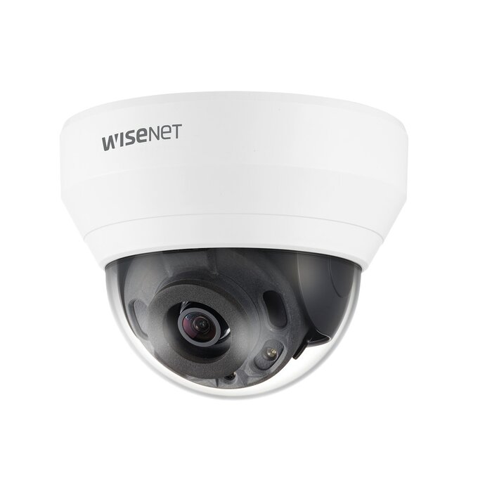 Cámara IP Tipo Domo Interior 2 Megapíxel / Lente 4mm / IR 20M / WDR 120db / H.265 & WiseStream / Micrófono Interconstruido