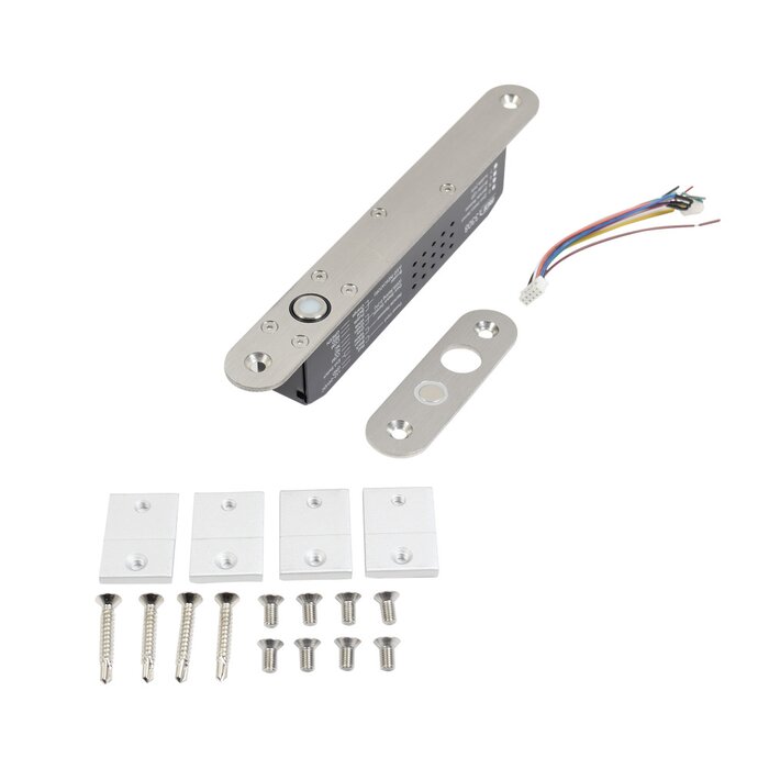Cerradura de Perno ideal para Perfiles Delgados /Temporizador / Buzzer (Zumbador) /2 Años Garantia