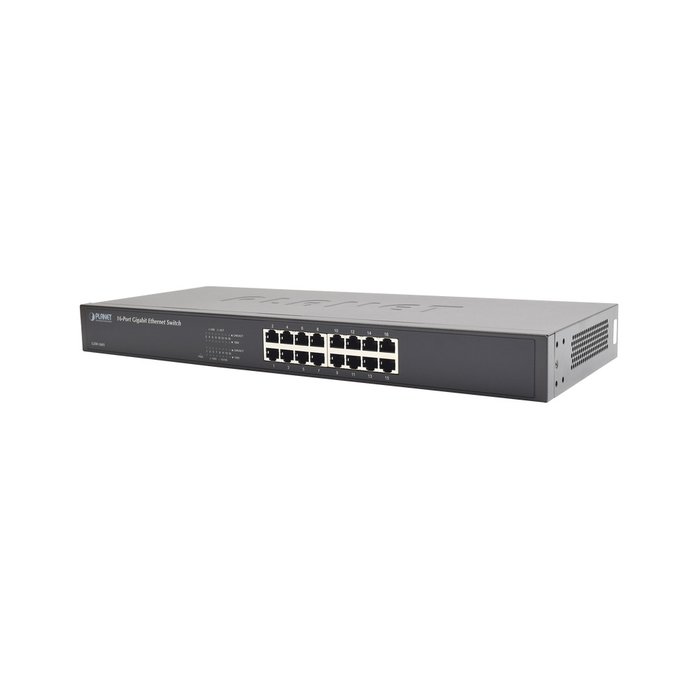 Switch no administrable gigabit de 16 puertos 10/100/1000Mbps