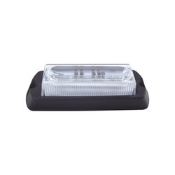 Luz Auxiliar Ultra Brillante X13 de 4 LEDs, Color Claro, con mica transparente