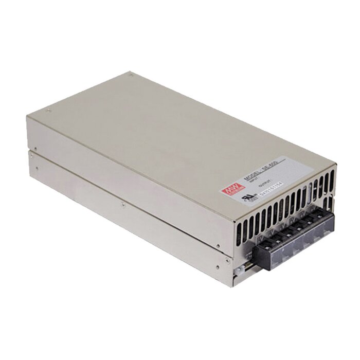 Fuente de poder 12Vcd, 600W, 50A, industrial conmutada