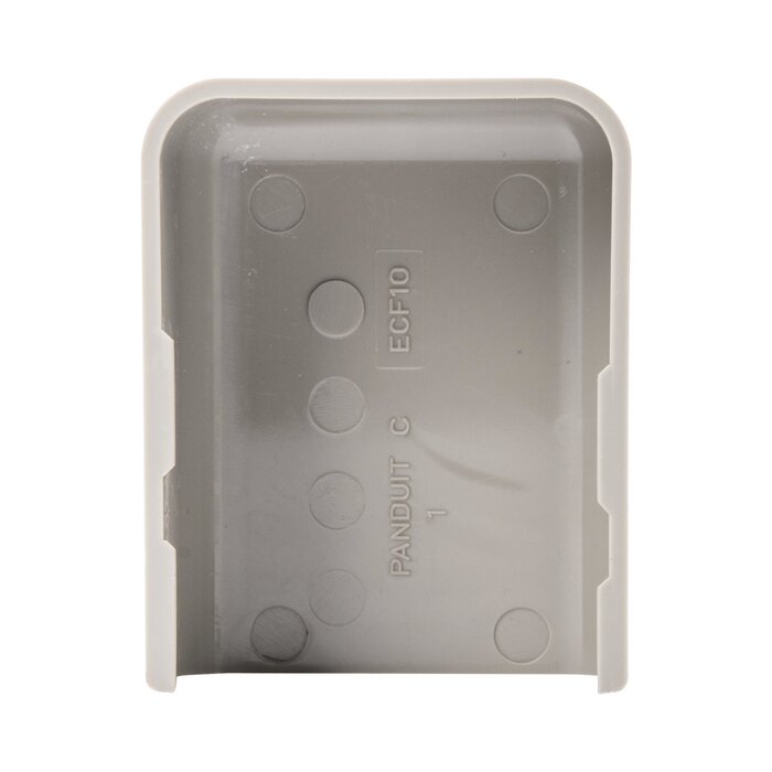 Tapa Final, para uso con canaleta LD10, material ABS, Color Gris