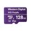 Memoria microSD de 128 GB PURPLE, Especializada Para Videovigilancia, 3 VECES MAYOR DURACIÓN QUE UNA CONVENCIONAL