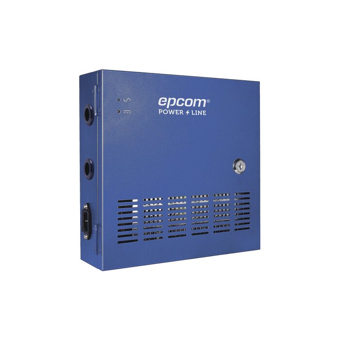 Fuente de poder profesional HEAVY DUTY de 11 - 15 Vcd @ 30 Amper, para 18 cámaras, con voltaje de entrada de: 110-220 Vca
