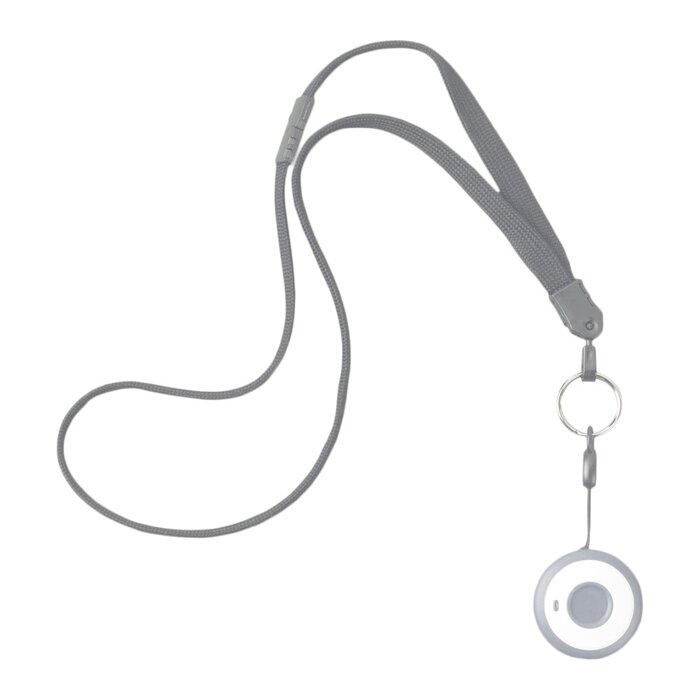 Botón de Pánico, Puede Usarse Alrededor del Cuello, en una Pulsera, un Clip o Montarse en Escritorio / Batería de Larga Duración 3-5 años