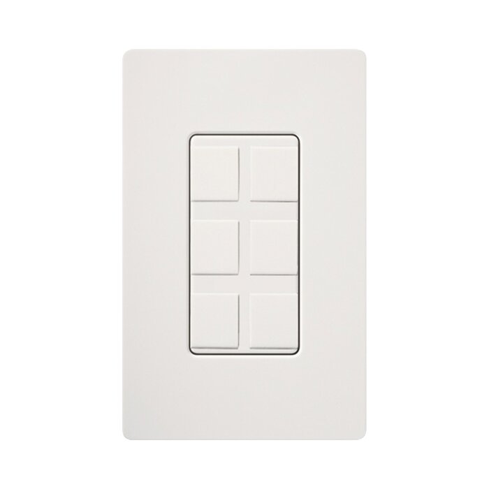 Caja de pared para contactos varios, 6 mini espacios.