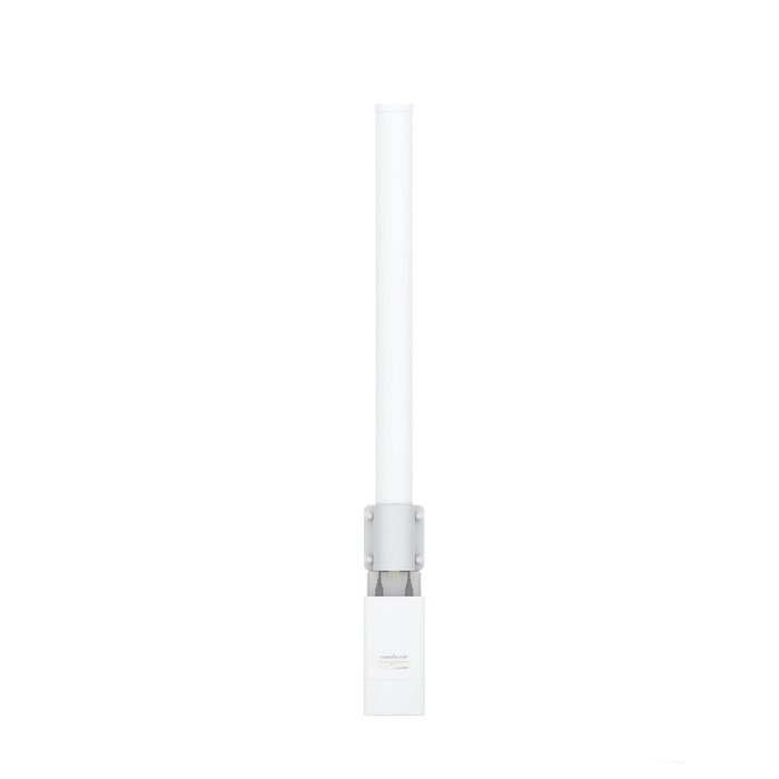 Antena omnidireccional, potente cobertura de 360°, doble polaridad MIMO 2x2, frecuencia 5 GHz (5.45-5.85 GHz) de 13 dBi