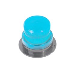 Burbuja brillante con 8 LEDs, color azul