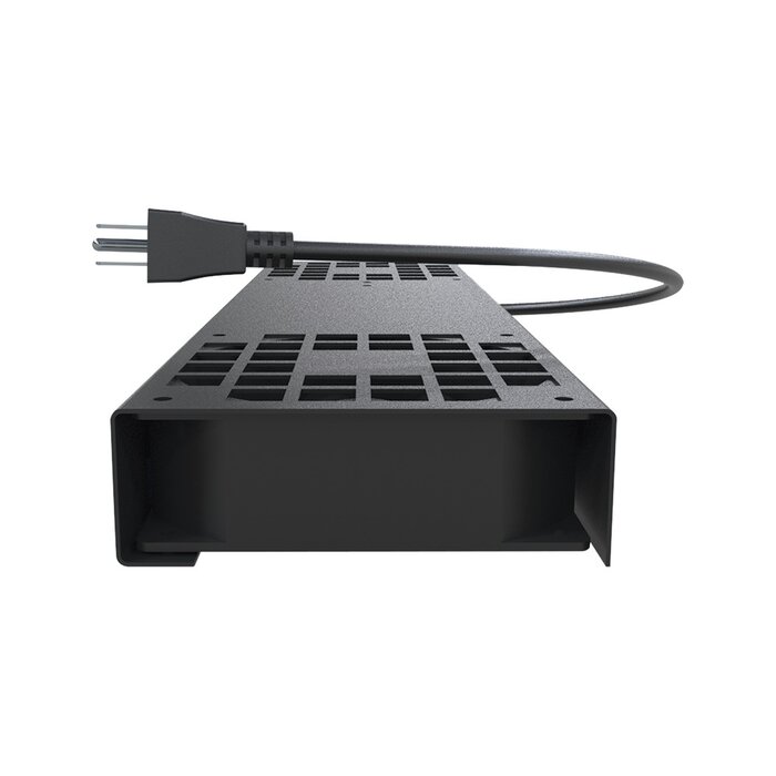 Kit de 2 Ventiladores (12 x 12 cm) con 3 Tomas de Corriente 110 Vca/50 Hz con Clavija.
