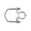 Montaje de aluminio para antenas omnidireccionales en 2.4 y 5.8 GHz (Para antenas de 1-5/16" diámetro).