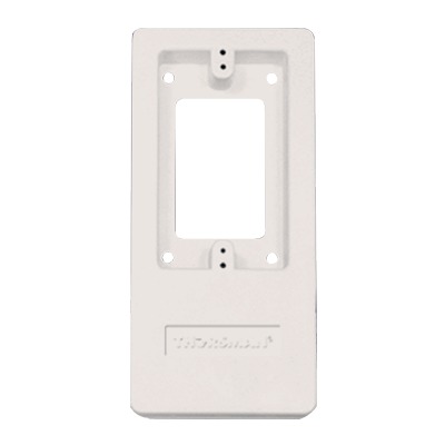 Caja de contactos color blanco de PVC auto extinguible, para canaletas PT48 (7100-01001)